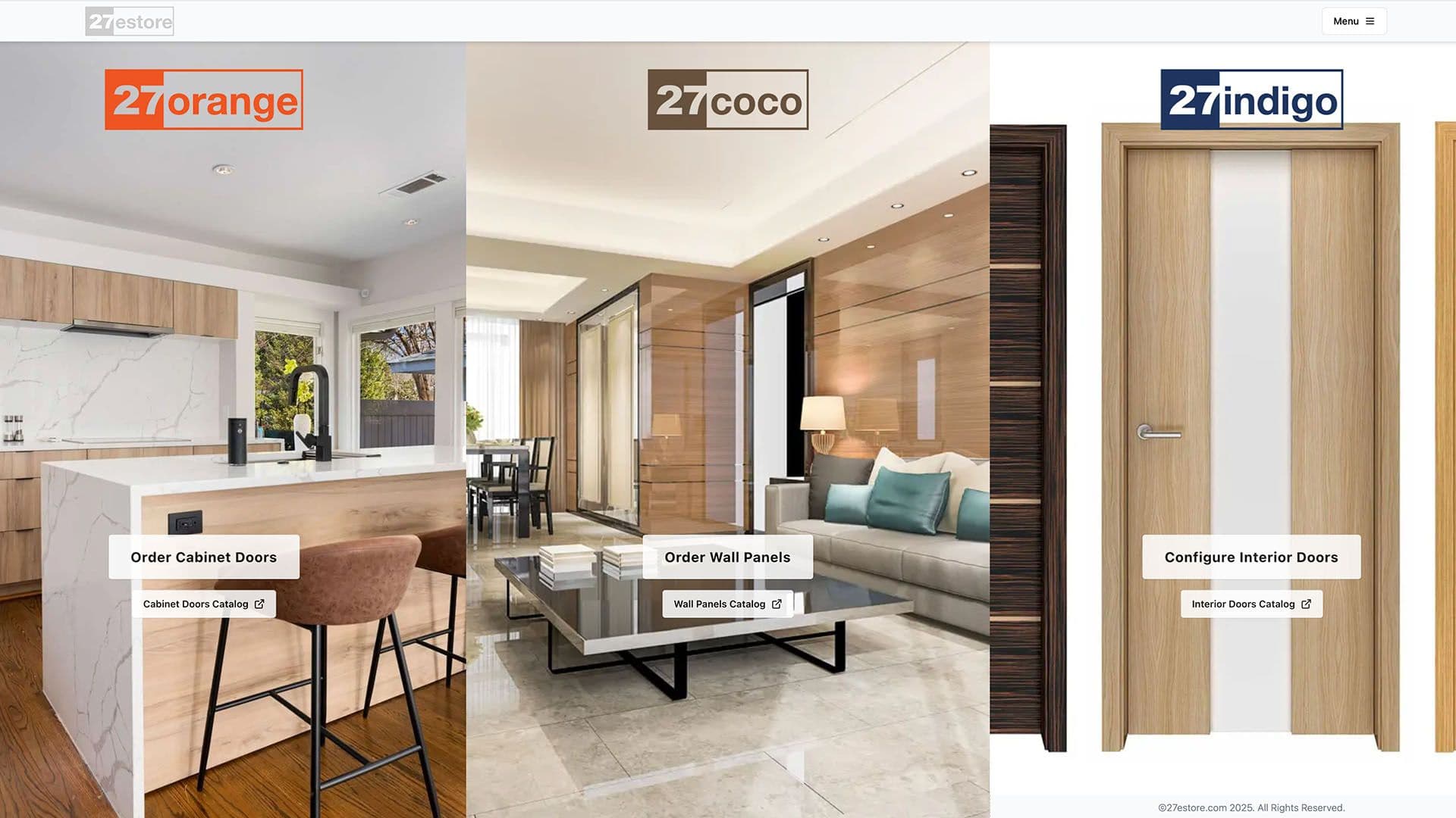 Interactive Quick Order Tool for Custom Cabinet Doors and Wall Panels